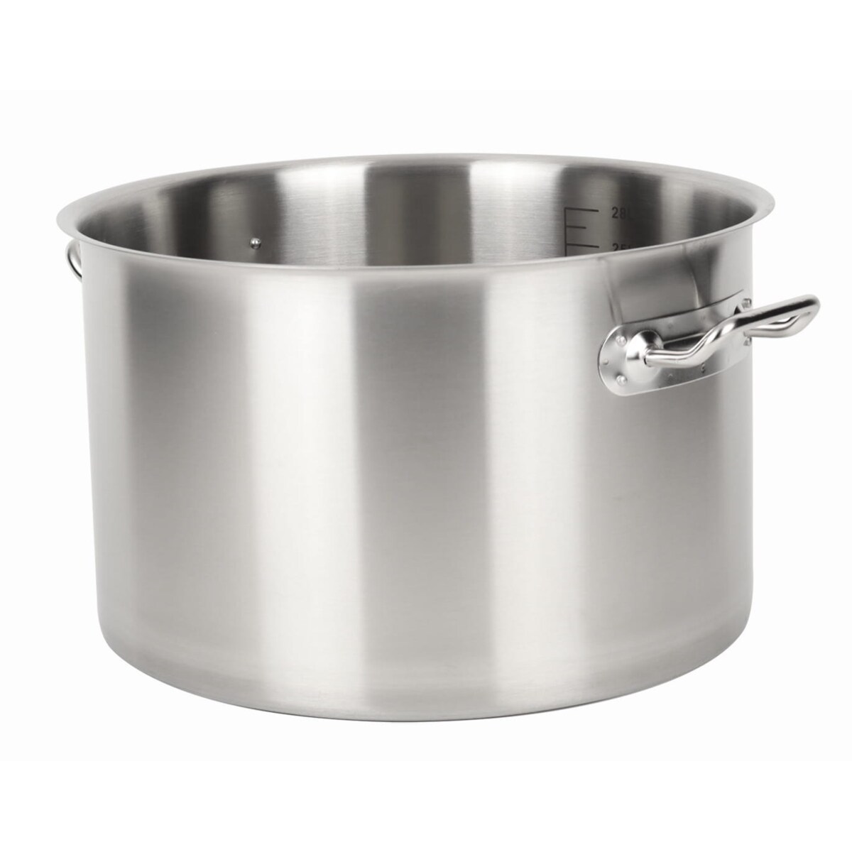 Garnek stalowy ze stali nierdzewnej gastro 44L 45x28 ROSSNER