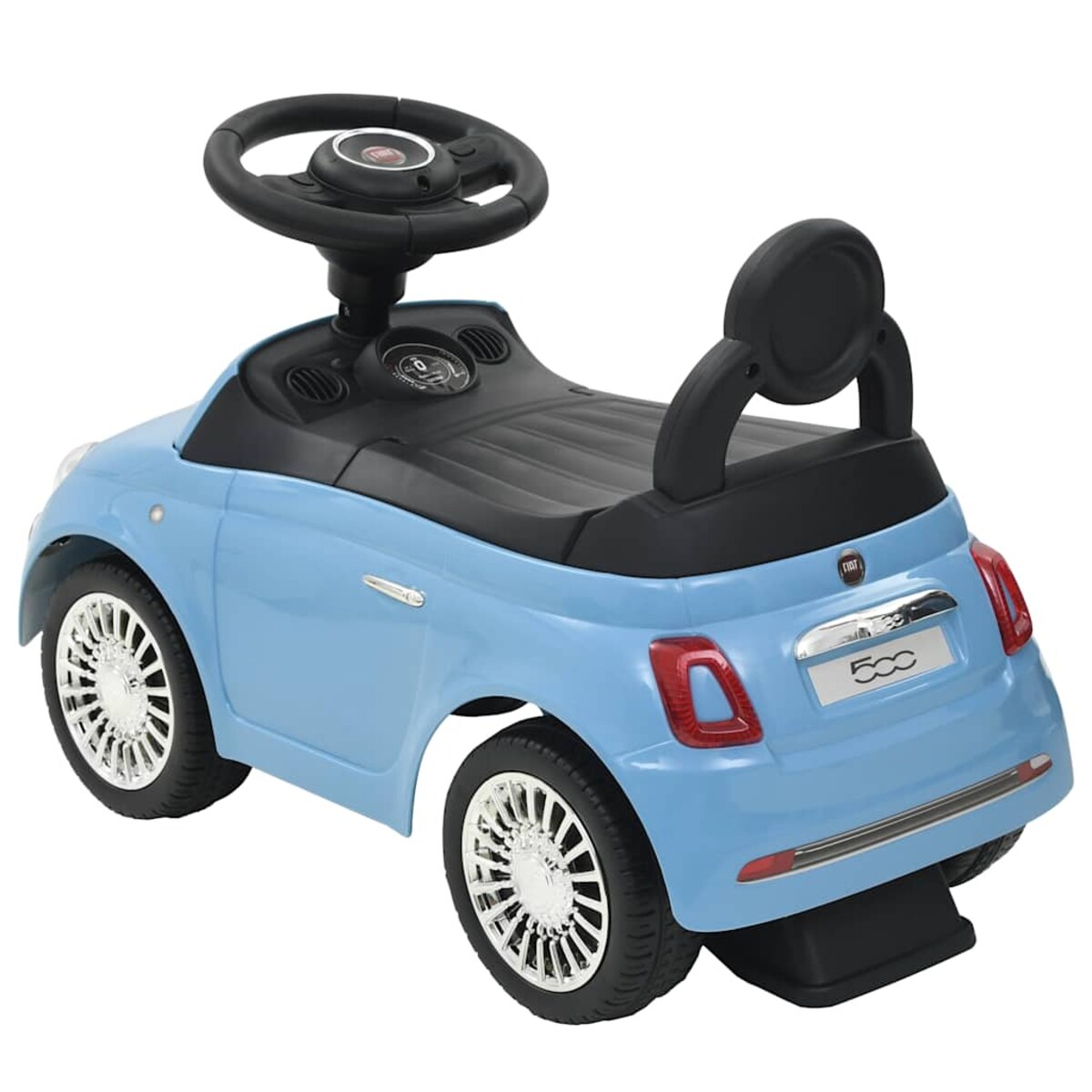 vidaXL Samochód jeździk Fiat 500, niebieski