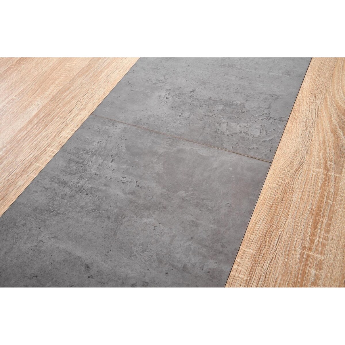 STÓŁ ROZKŁADANY 120-160cm Bonal DĄB SONOMA czarne nogi