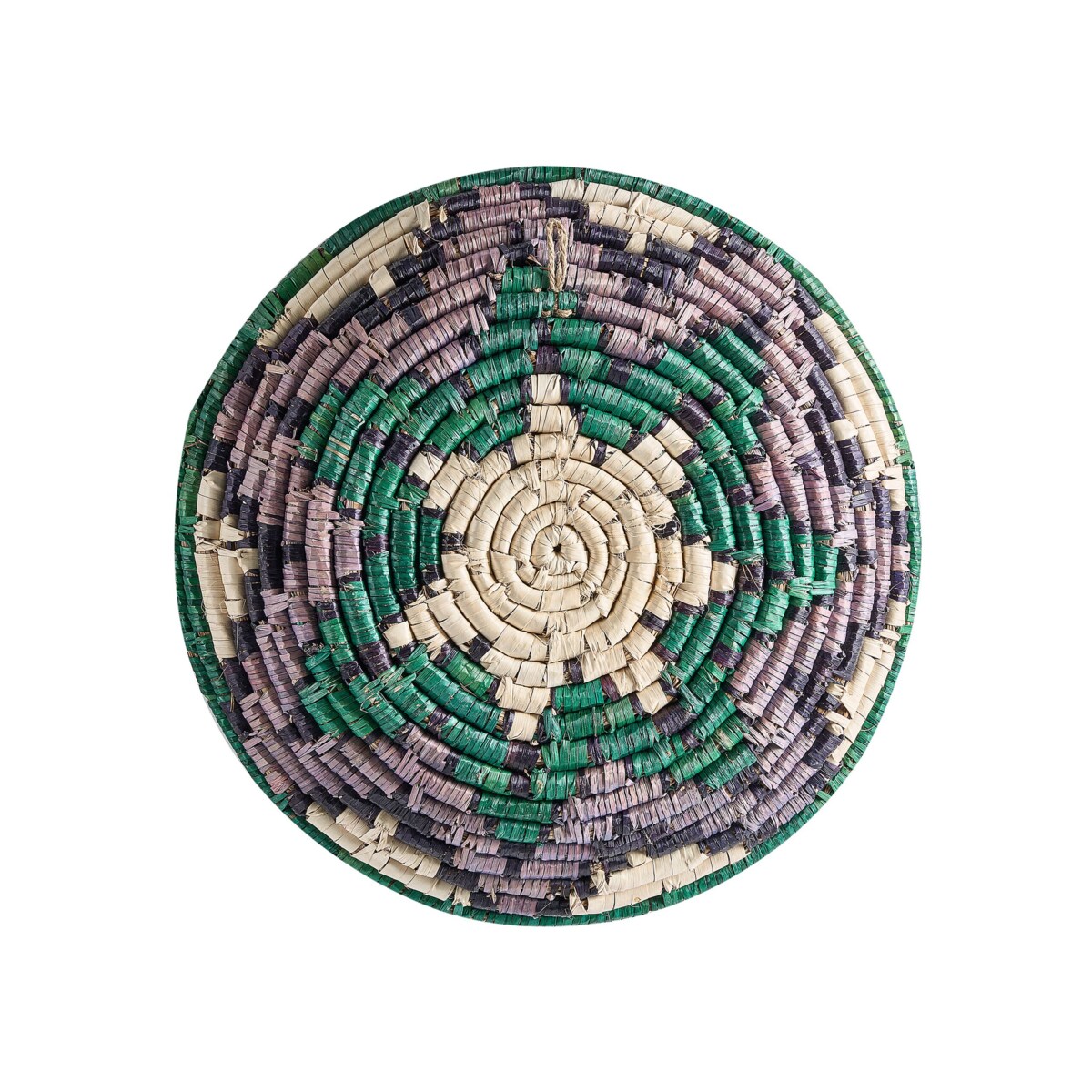 Zestaw 6 dekoracji ściennych z trawy morskiej wielokolorowy NAMDINH