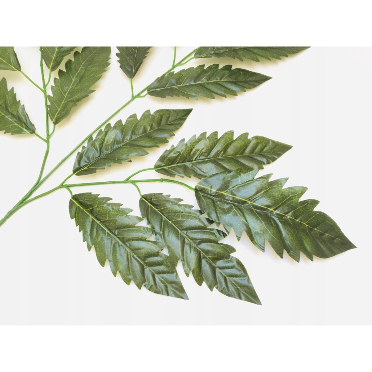 DUŻE LIŚCIE DO stroika wiązanki gałązka zielona łodyga dodatek podkład grób