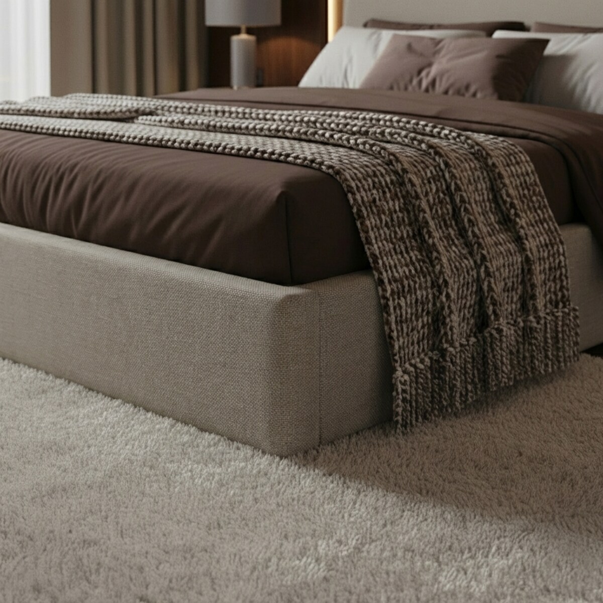 Łóżko Tapicerowane Grand 160X200 Stelaż Pojemnik Na Pościel Wind 11