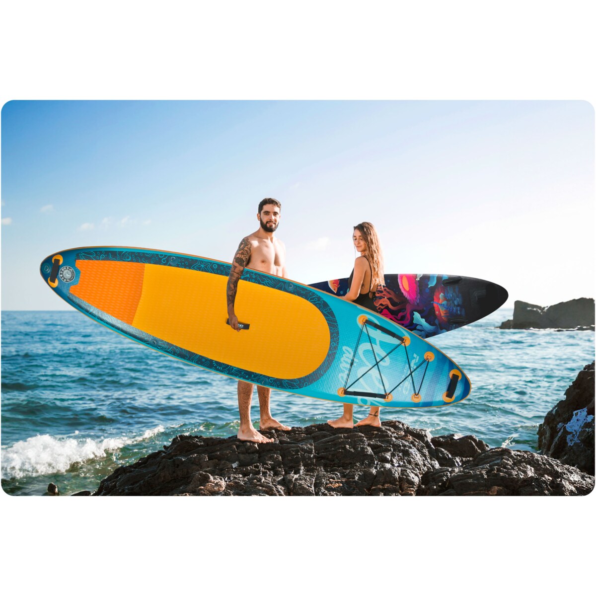 Deska SUP do pływania pompowana Paddle Aquasurf Neo-Sport 320cm ZESTAW