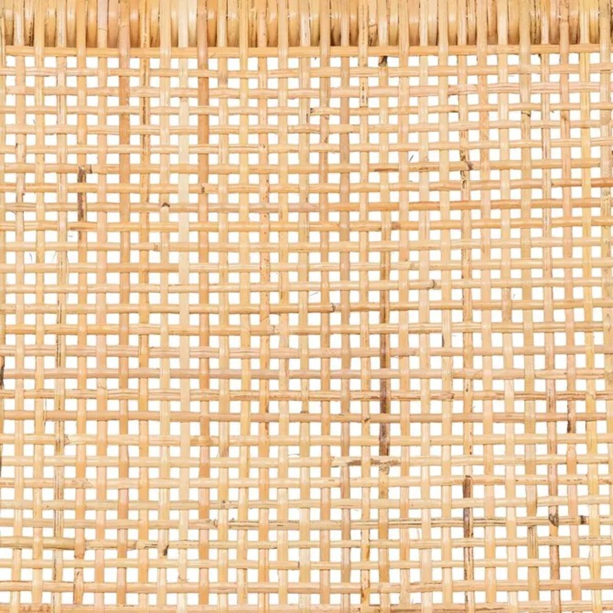 Fotel boho tekowy z plecionką Ilan