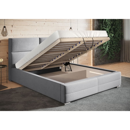 Łóżko tapicerowane 90x200 BEN 3- butelkowa zieleń