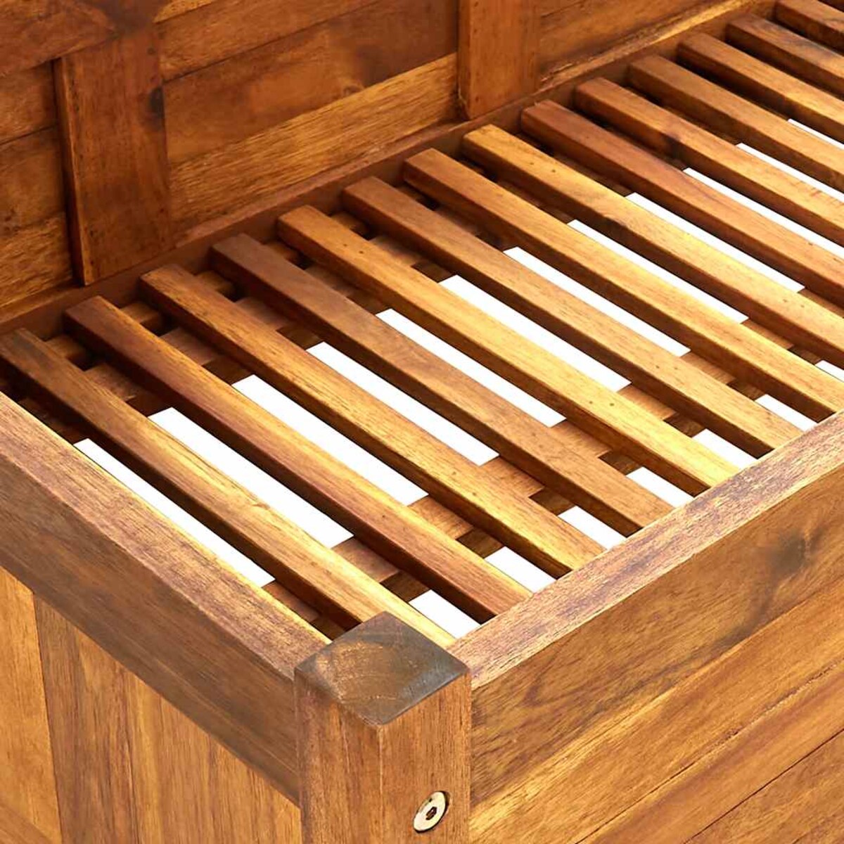 vidaXL Podwyższona donica ogrodowa, drewno akacjowe, 200x50x25 cm