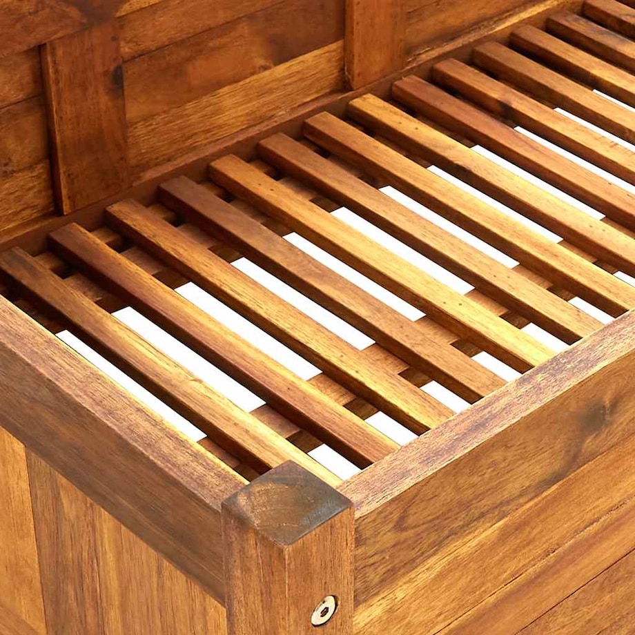 vidaXL Podwyższona donica ogrodowa, drewno akacjowe, 200x50x25 cm