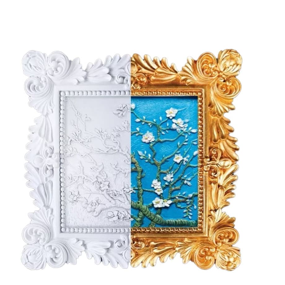 Malowanie 3D - Płaskorzeźba Migdałowiec