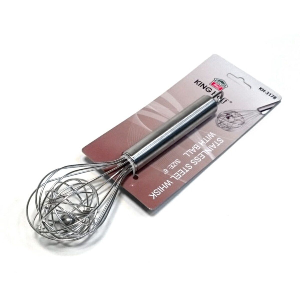 Stalowa Trzepaczka Ubijaczka Kuchenna Z Kulką Kinghoff Kh-3178