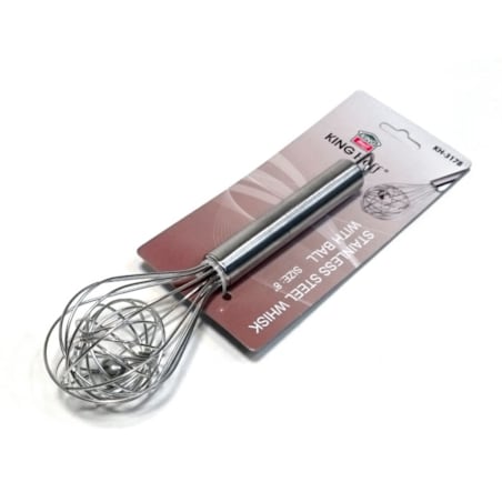 Stalowa Trzepaczka Ubijaczka Kuchenna Z Kulką Kinghoff Kh-3178
