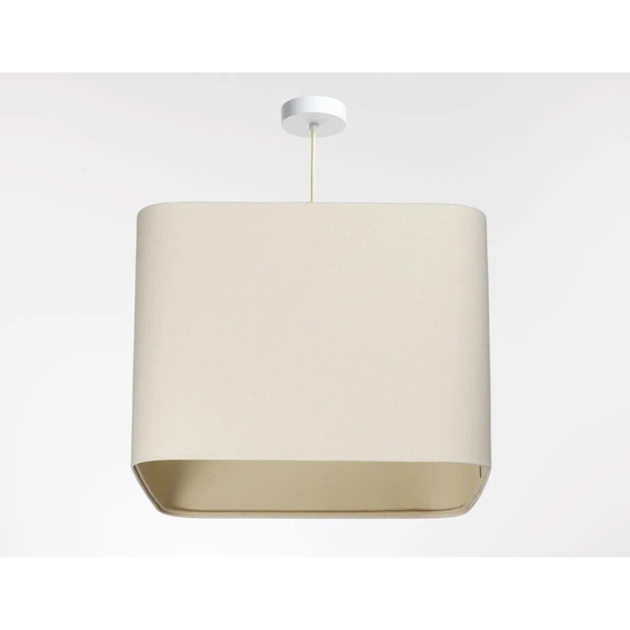 Lampa wisząca KWADRO LEN 011-40w20 kremowa