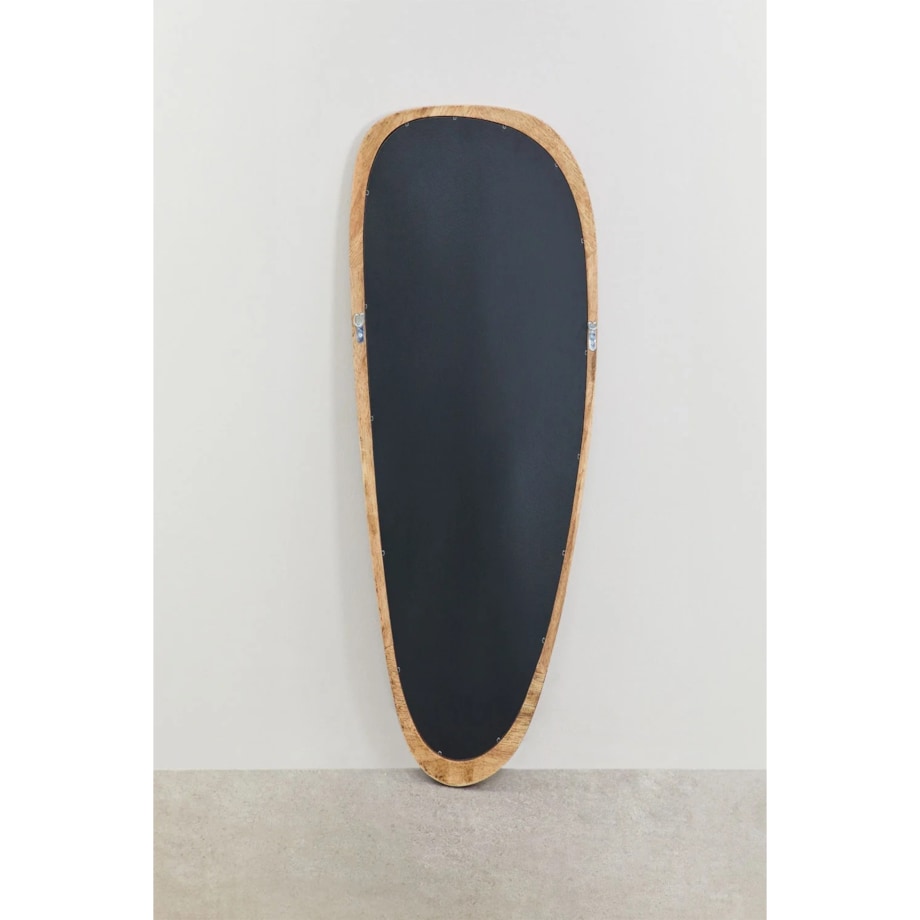 Lustro ścienne z drewna dębowego Arbidel 60 x 165 cm, naturalne