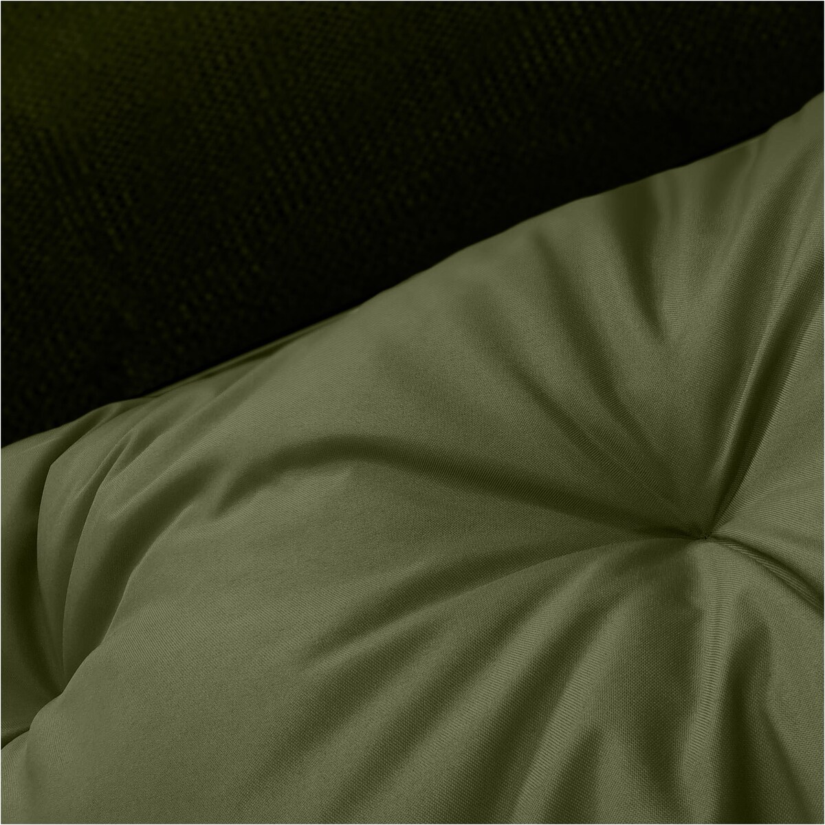 Legowisko Dla Psa Kanapa Posłanie Muszla 115X95 Cm Wodoodporne Poduszki Pikowane Zielone