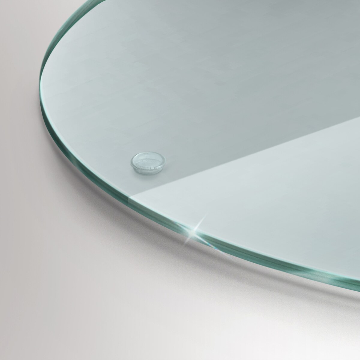 Okrągła deska do krojenia, szkło hartowane 30cm