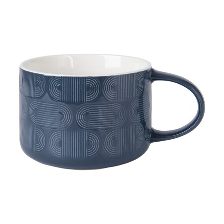 Kubek Crest, 500 ml, granatowy