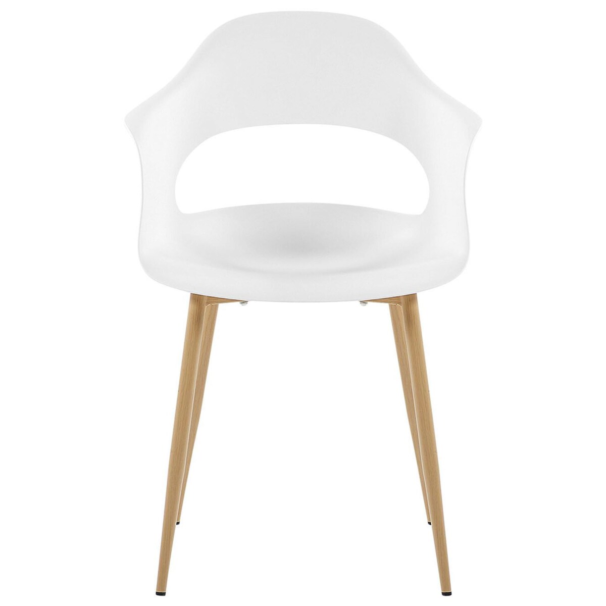 Zestaw 2 krzeseł do jadalni UTICA Biały