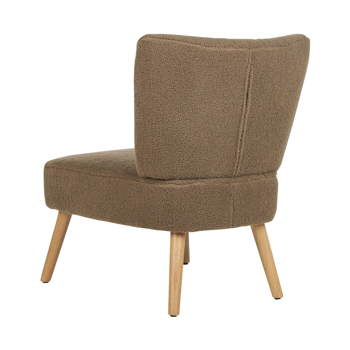 Fotel brązowy boucle VAASA