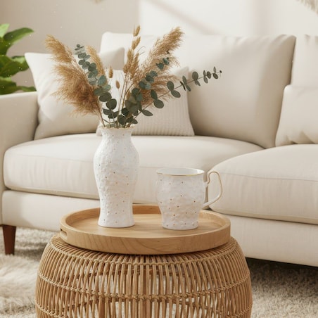 VILLA ITALIA Wazon na kwiaty porcelanowy 22 cm FIORELLA