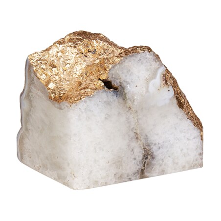 Podpórka do książek PERAMA Agat Biały Zestaw 2