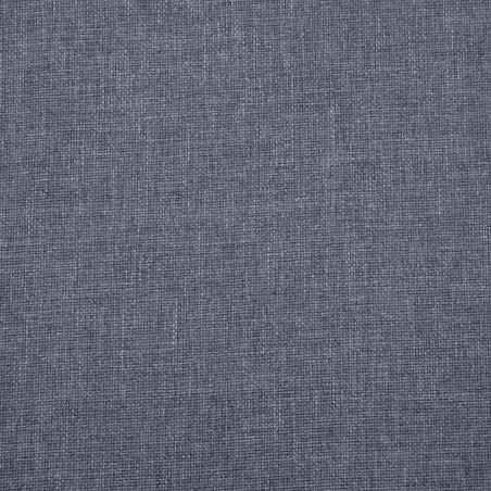 vidaXL Sofa 2-osobowa, materiałowa, ciemnoszara