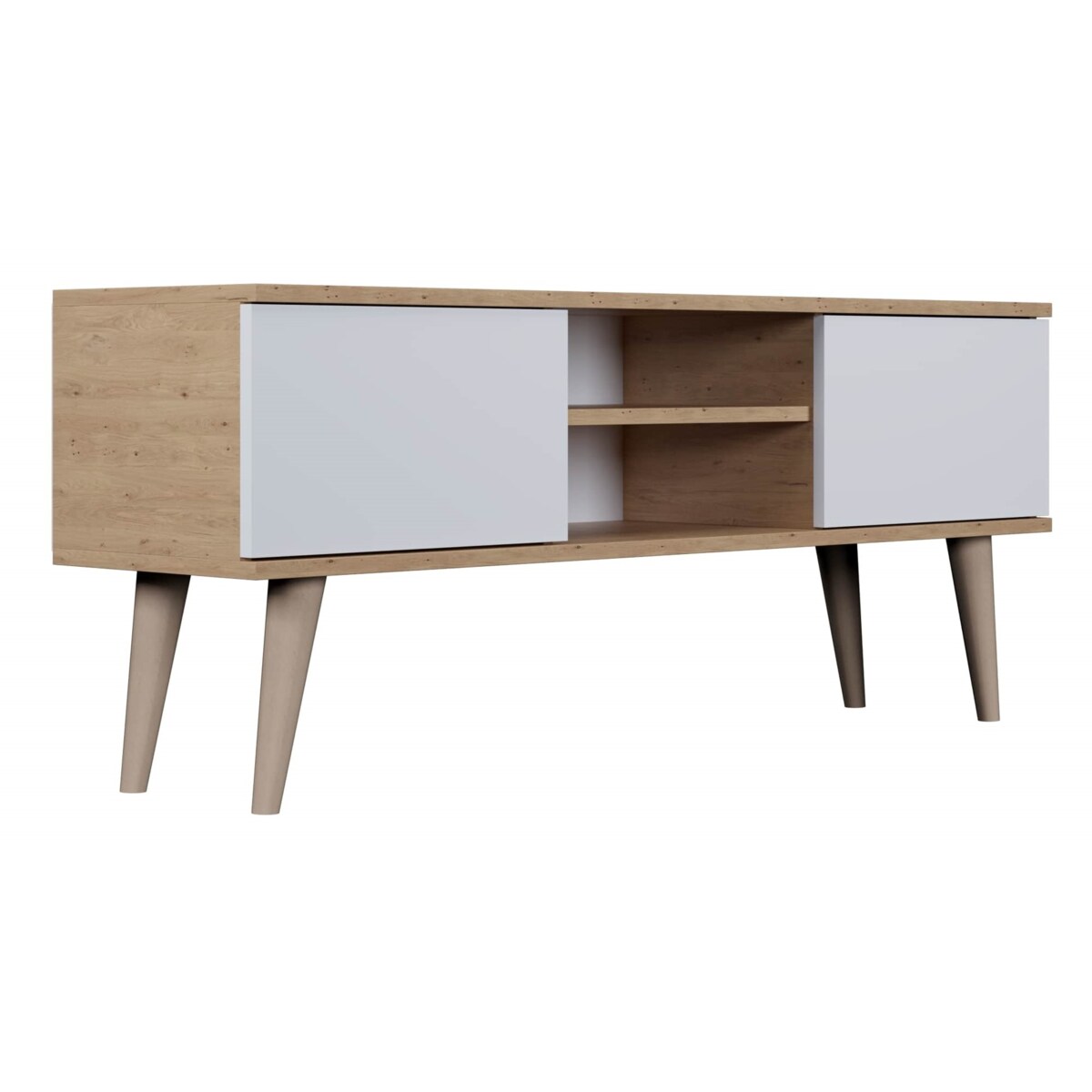 Szafka RTV Toronto 120 dąb artisan & biały