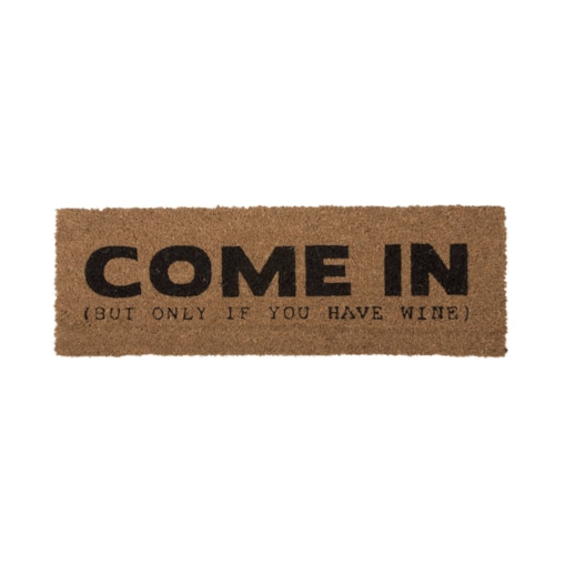 Wycieraczka pod drzwi z włókna kokosowego COME IN, 75 x 26 x 2 cm