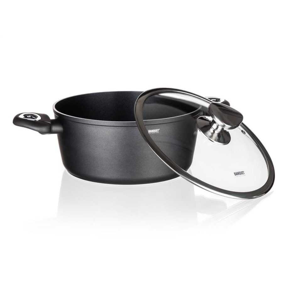 GARNEK MATTE 28 cm do gotowania jedzenia POKRYWKA 6,2 L kuchni na obiad box