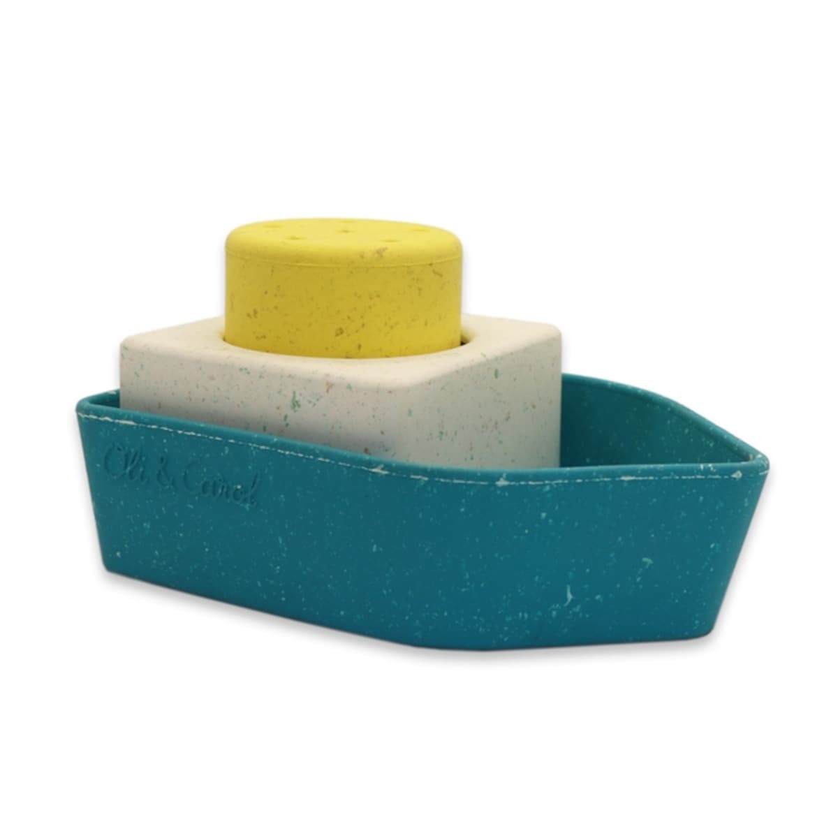 Oli & Carol Zabawka do Kąpieli Łódka z Recyclingu Yellow