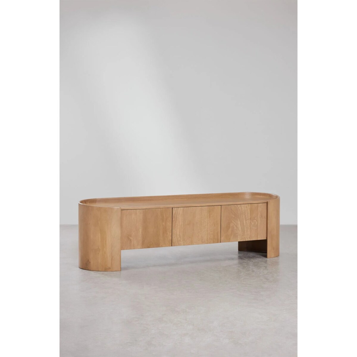 Szafka RTV 175x50 cm z drewna mango Sidney