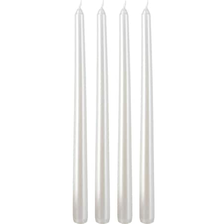 Metaliczne świece stołowe, 30 cm