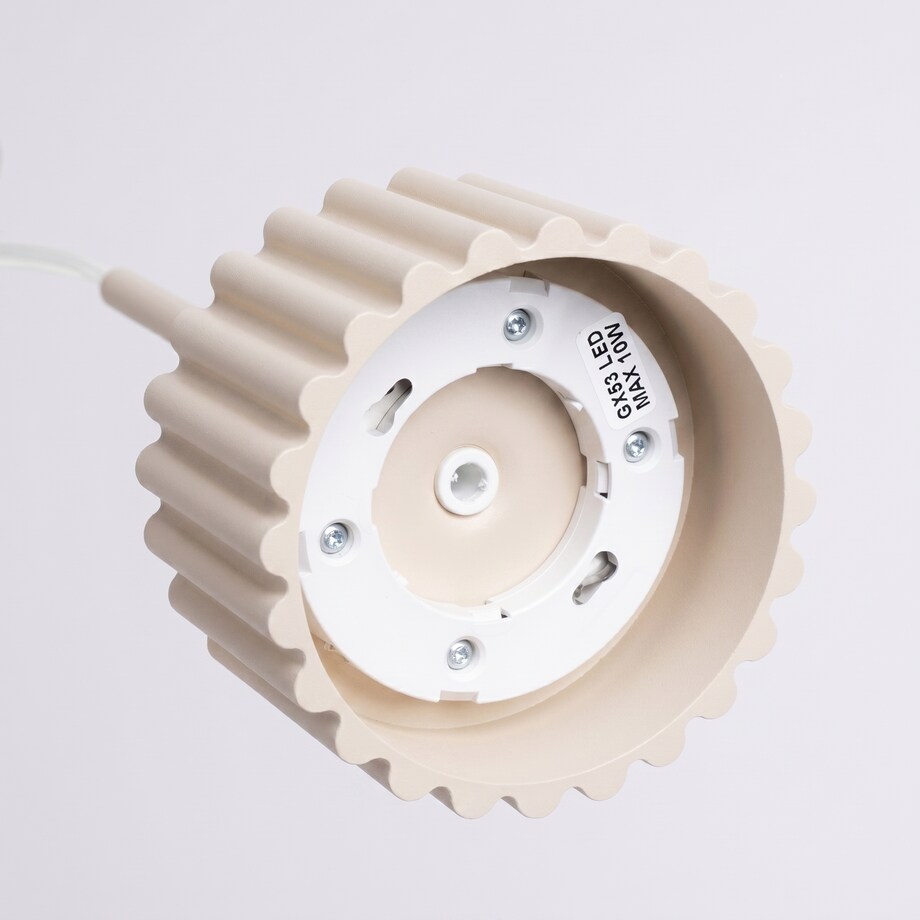 Lampa wisząca AURA 1 beżowa Gx53