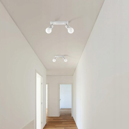 Lampa Sufitowa Plafon Reflektor Line White 2