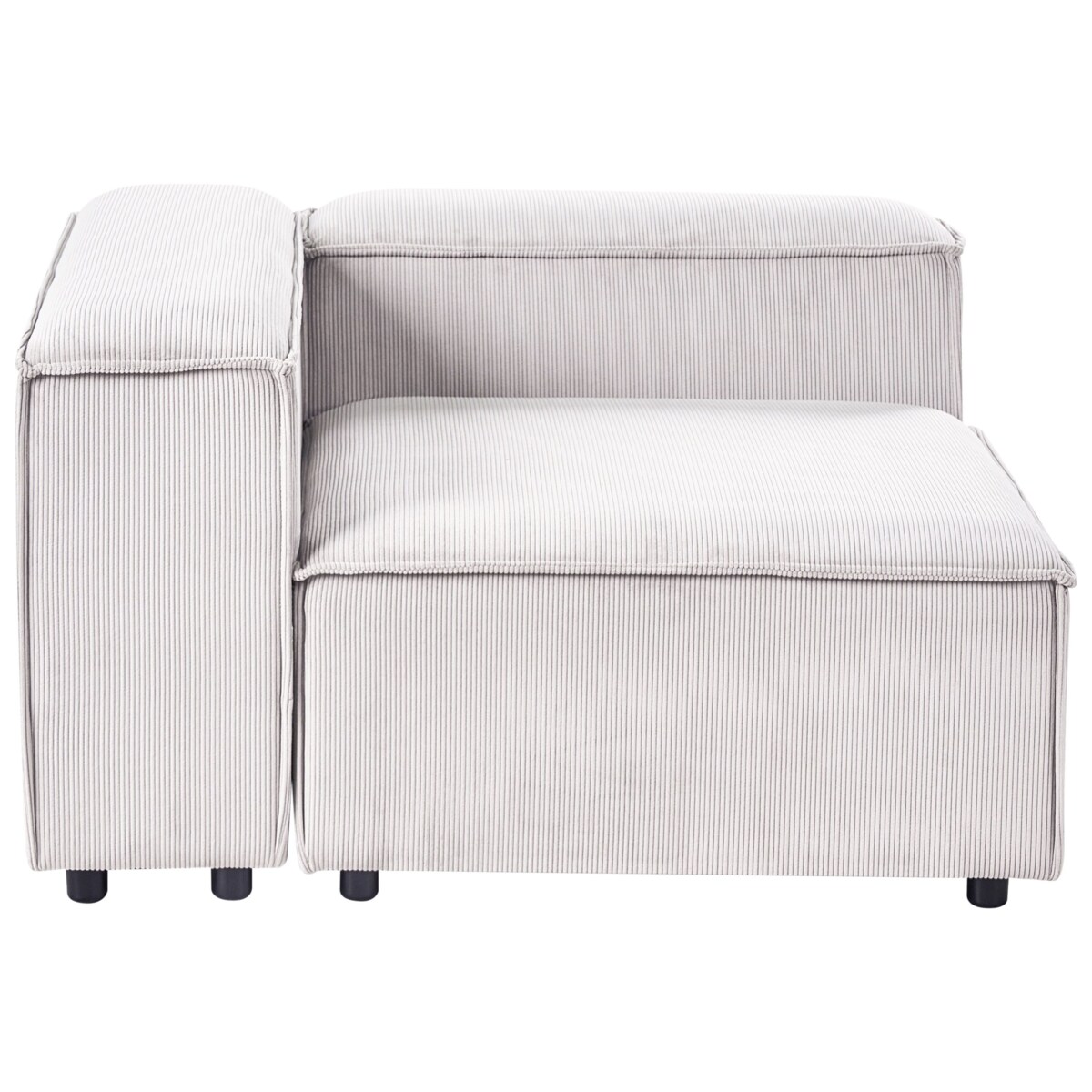 Sofa modułowa dla 3 osób ARDAL Sztruks Złamana biel