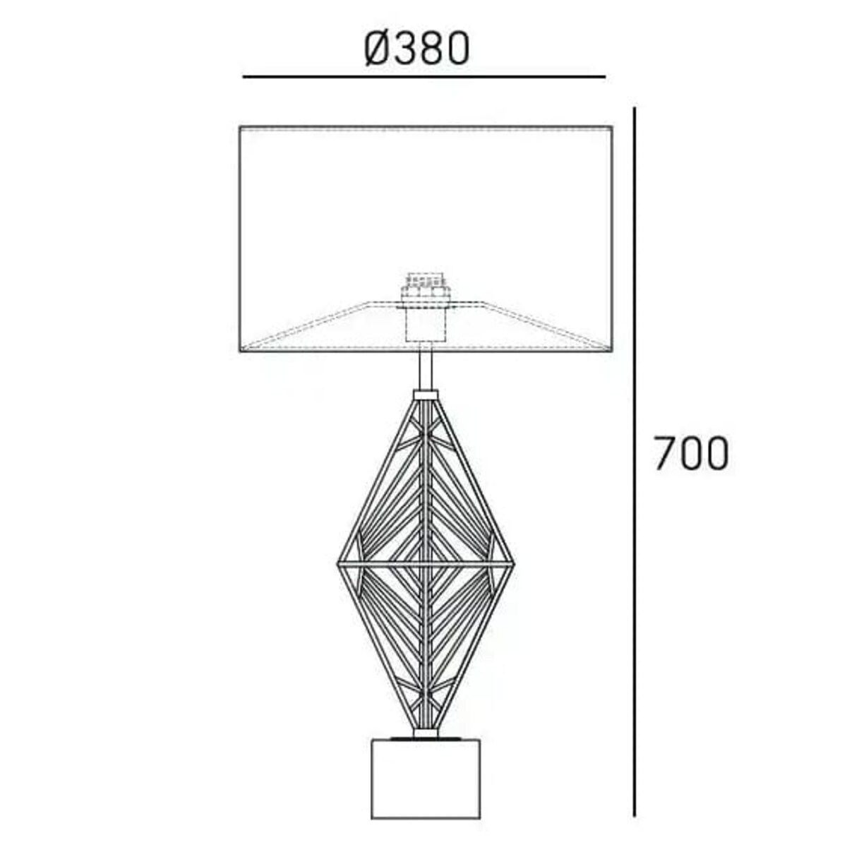 Lampka stołowa Caracas t01960ch Cosmolight metal tkanina srebrna czarna