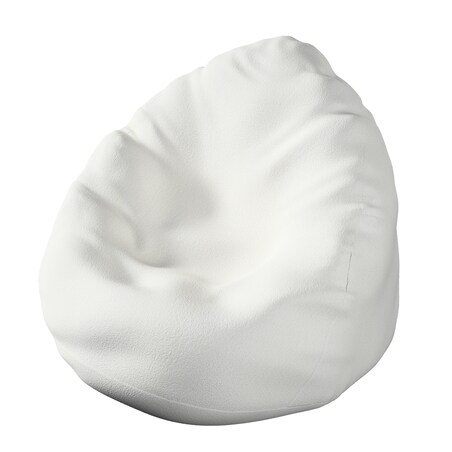 Worek do siedzenia, biała bukla, Ø80 x 115 cm, Boucle Teddy