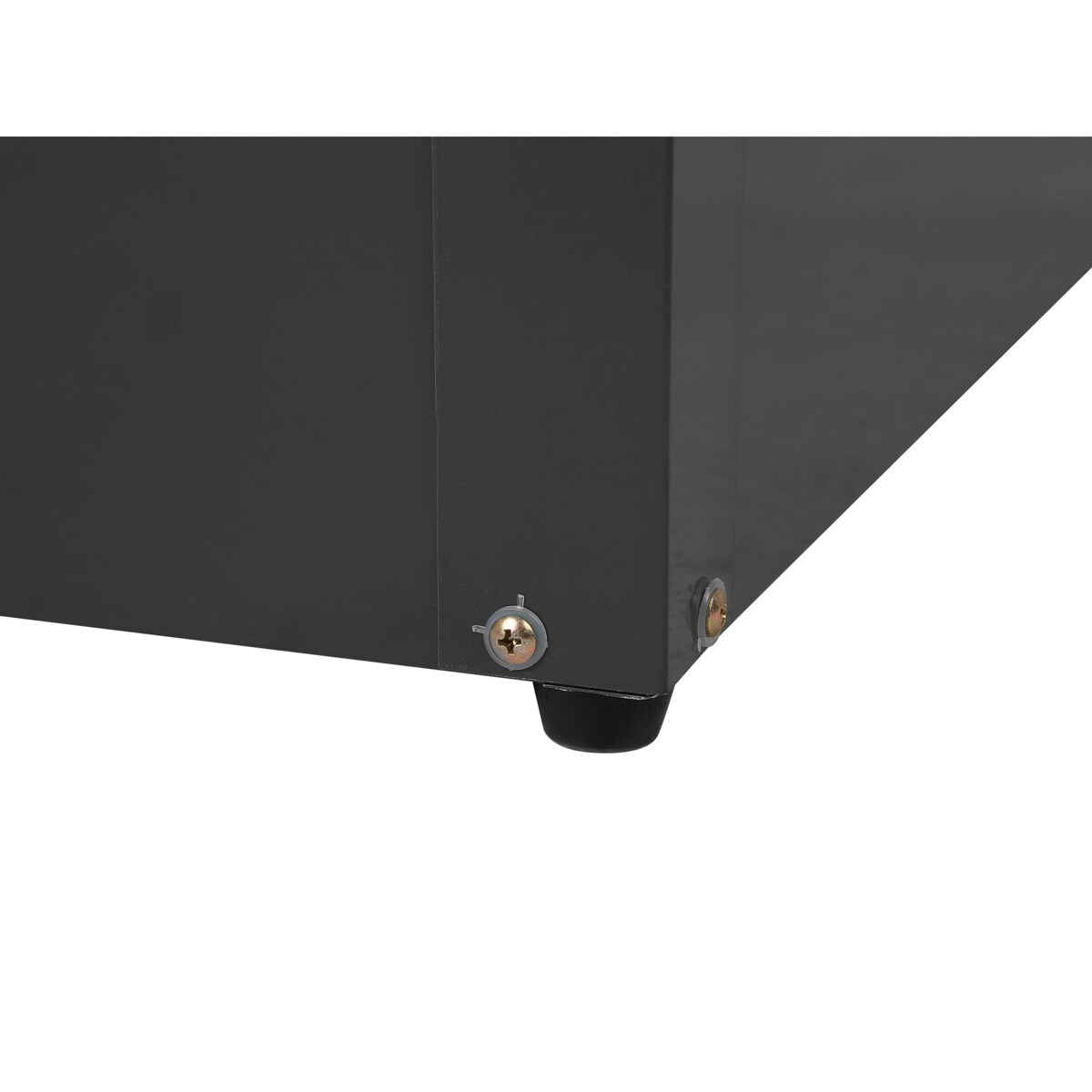 Skrzynia ogrodowa metalowa 600 l ciemnoszara CEBROSA