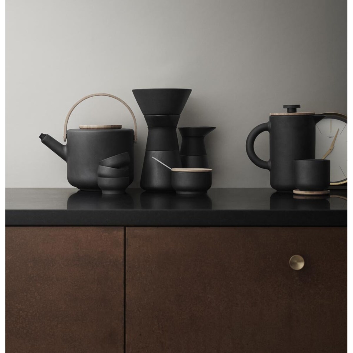 Imbryk czarny Theo, 1250 ml, Stelton