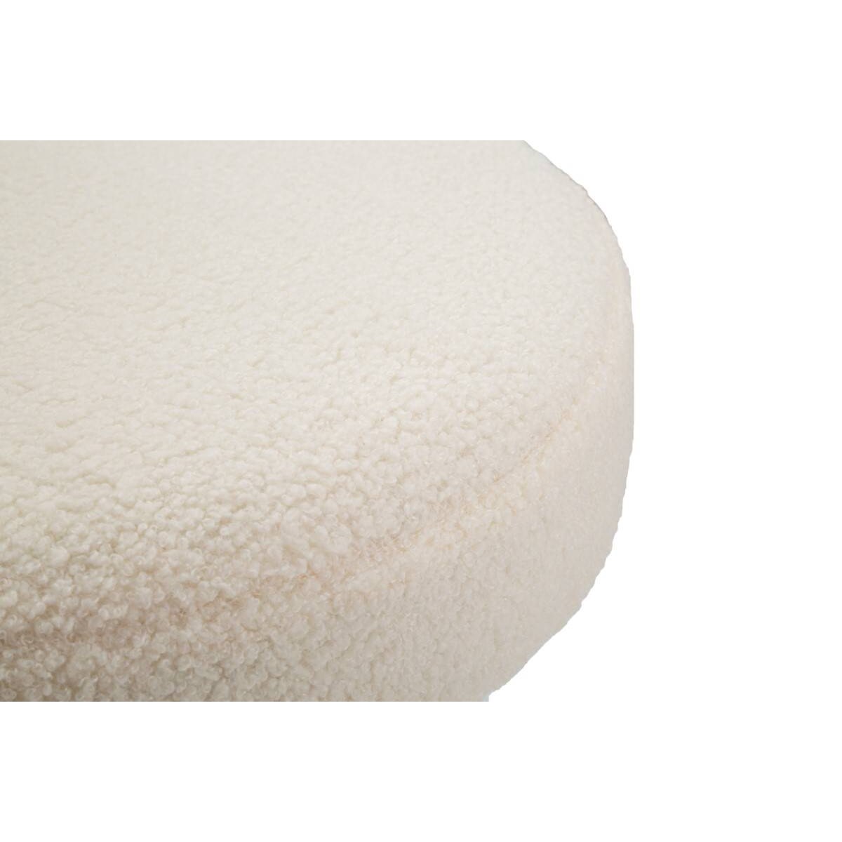 Stołek z pluszu, wys. 51 cm