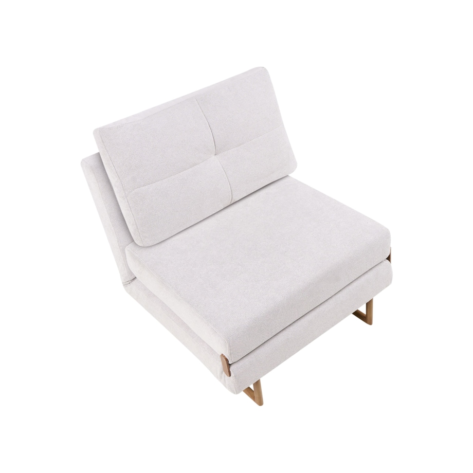 Sofa rozkładana jednoosobowa JERSLEV Złamana biel