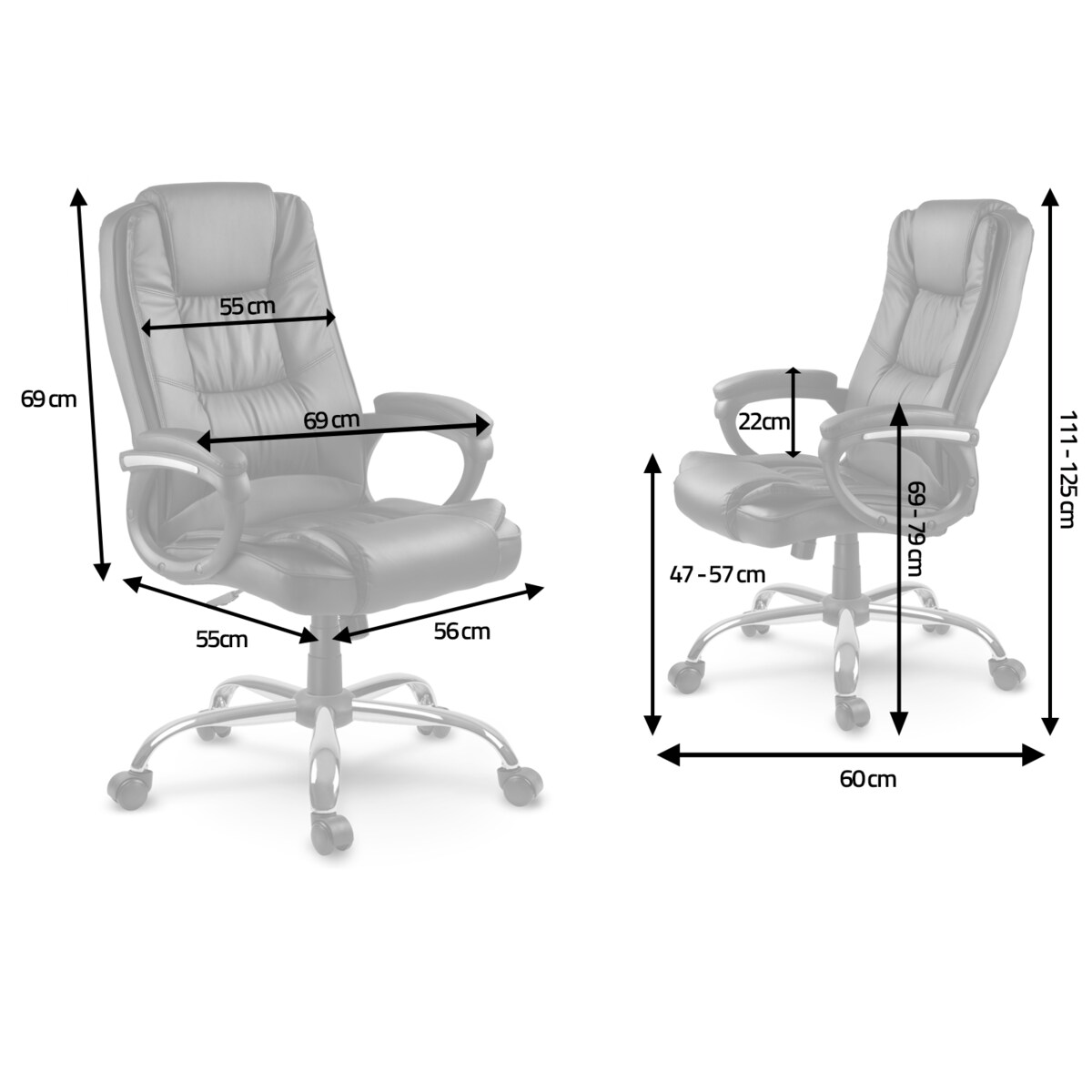 Fotel biurowy obrotowy krzesło biurowe Sofotel Porto