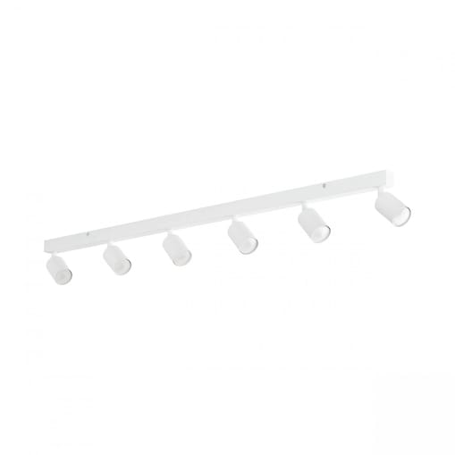 Lampa sufitowa spot TK Lighting NEX WHITE 11369, 6xGU10, biała, ruchome reflektory