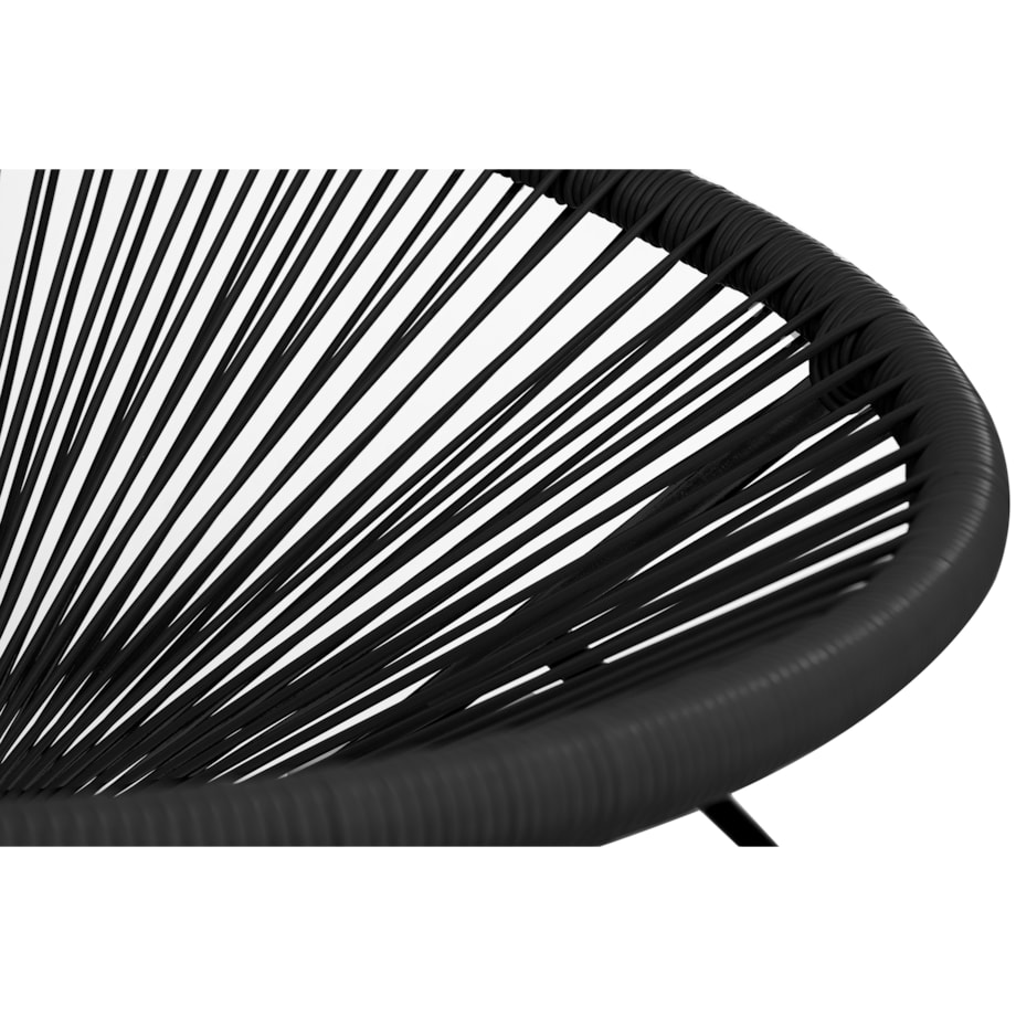 KONSIMO GROSTI Zestaw foteli rattanowych Acapulco, 2 sztuki, szary