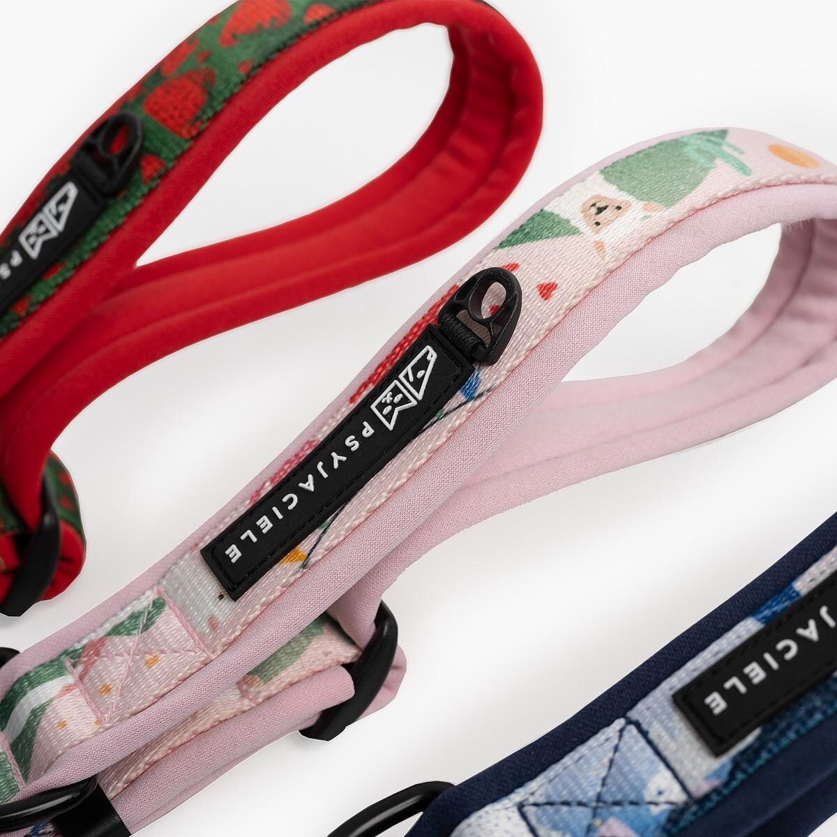 Obroża półzaciskowa SUPER SOFT "Oopsy Daisy" - Szerokość taśmy: 38mm, Rozmiar: XL