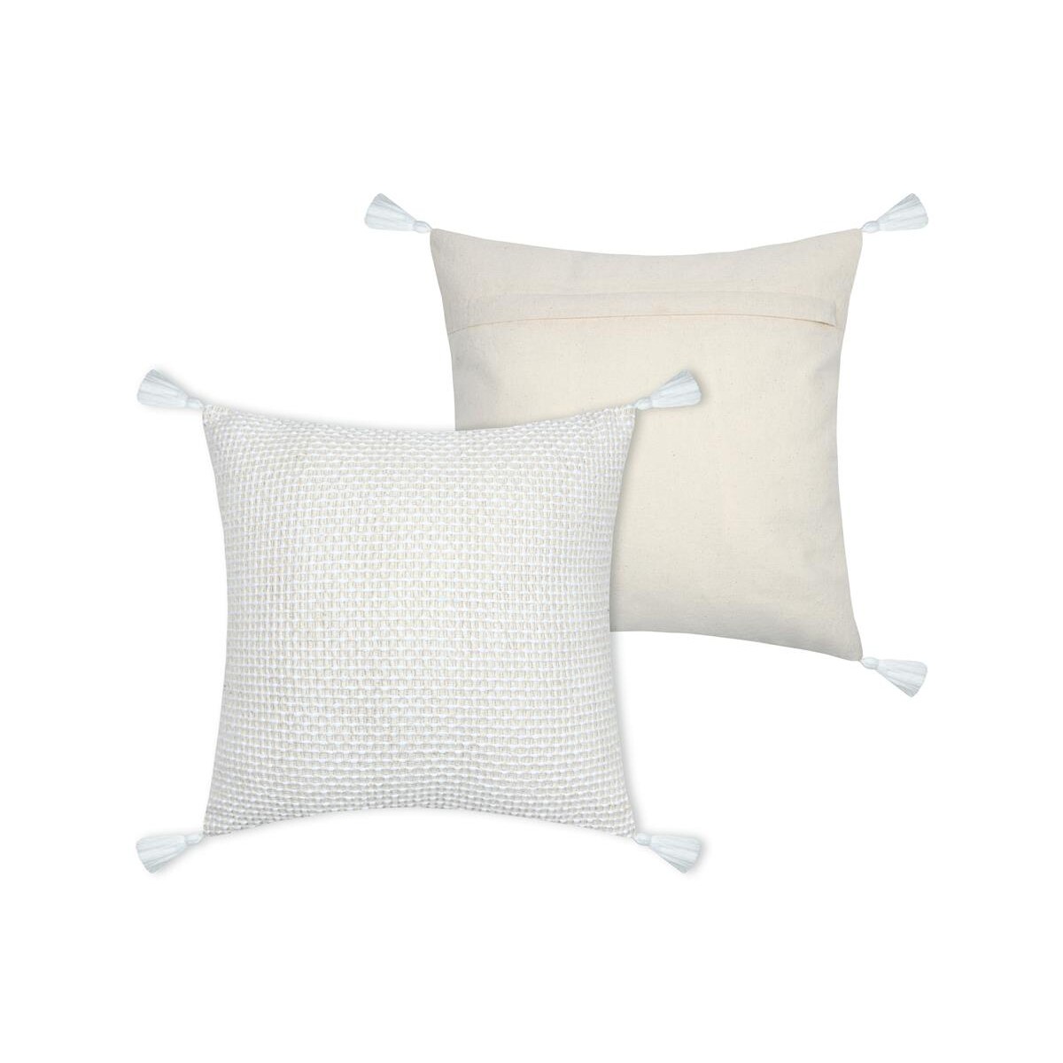 Poduszka dekoracyjna z plecionym wzorem, BALMA, 40 x 40 cm