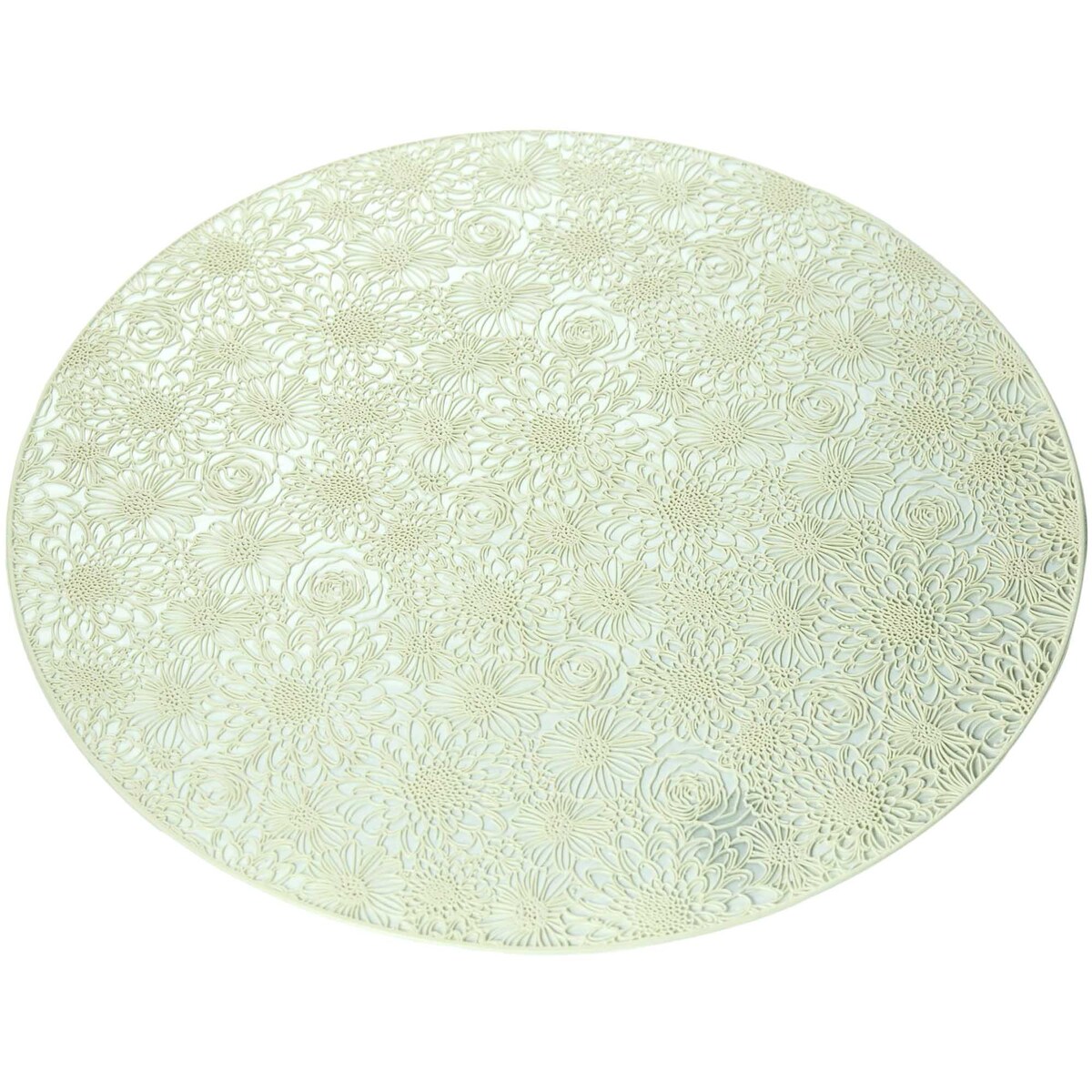 Podkładka Mata Na Stół Okrągła W Kwiaty 38 Cm