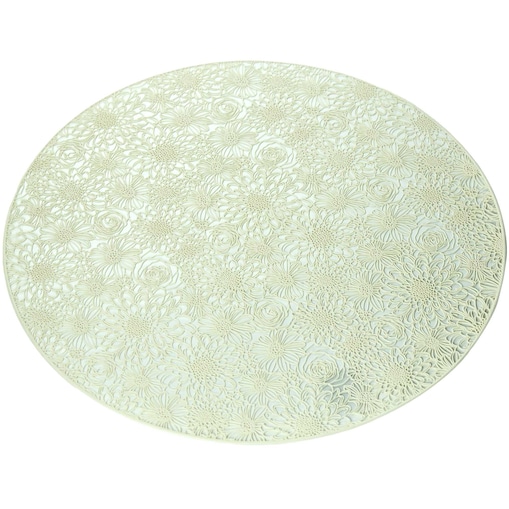 Podkładka Mata Na Stół Okrągła W Kwiaty 38 Cm