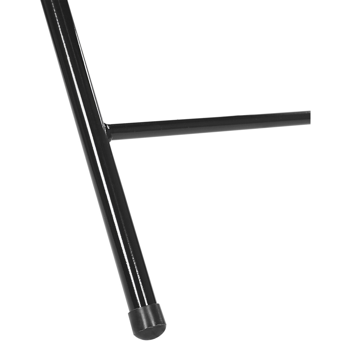 Zestaw 4 krzeseł składanych czarny SPARKS