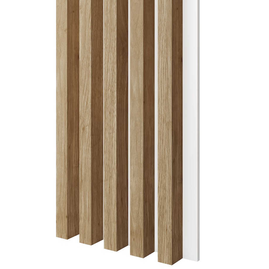 LAMELE NA PŁYCIE MDF - DĄB NATURA