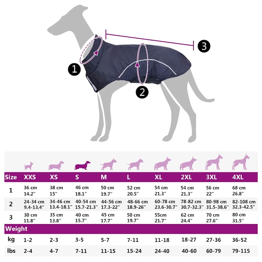 vidaXL Płaszcz przeciwdeszczowy dla psa z odblaskowymi paskami