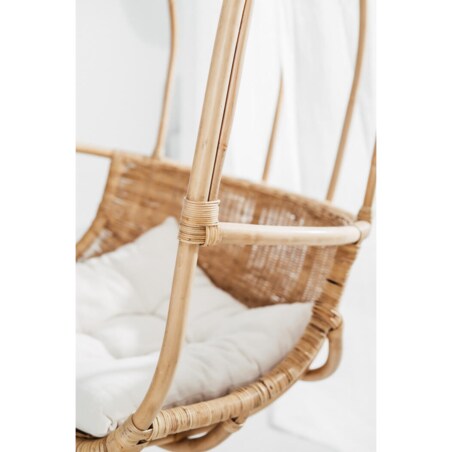 FOTEL WISZĄCY RATTANOWY LEIA NATURALNA
